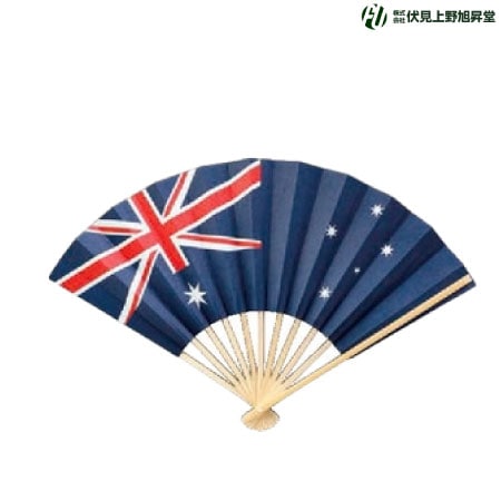 国旗扇子　オーストラリア