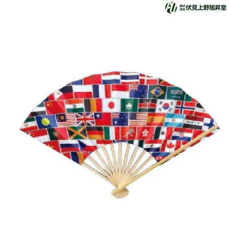 国旗扇子　万国旗
