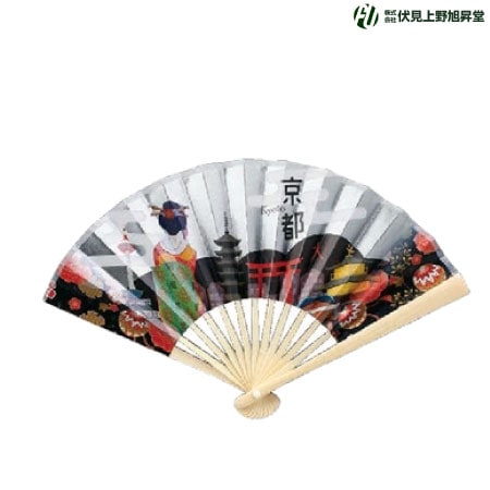 ミニ飾り扇子　京都