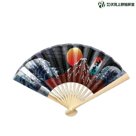 ミニ飾り扇子　富士