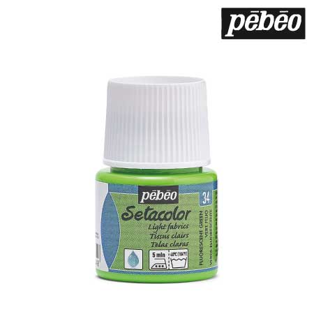 329034　セタカラー透明蛍光色　３４フルセントグリーン　４５ｍｌ　　