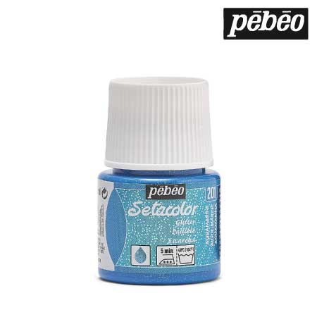 329201　セタカラー透明色　グリッター　　２０１アクアマリン　４５ｍｌ　　