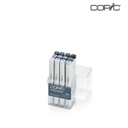 Too　コピック　クラシック１２色CGセット　　　　