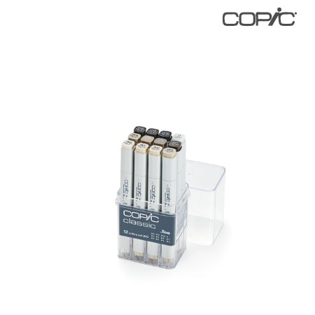 Too　コピック　クラシック１２色WGセット　　　　