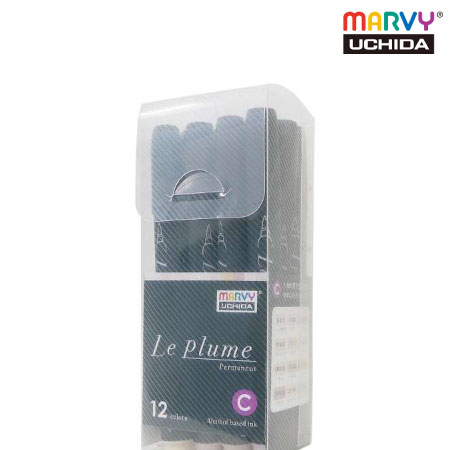 3000B-12C　 ルプルーム 　人物12色セット (黒軸) 　　　