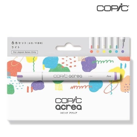 　コピック　アクレア　6色セット＜ライト＞　　　　