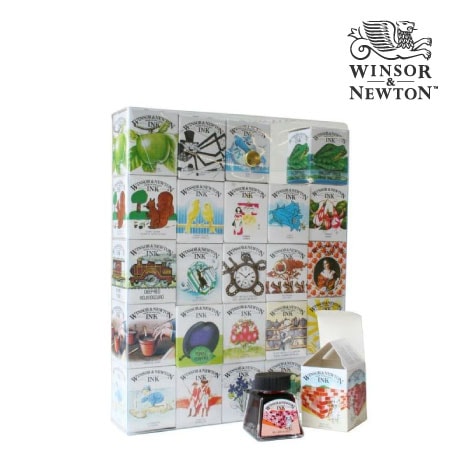 3139-825　ドローイングインク 25色セット　　14ml　　