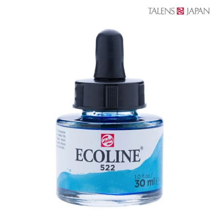 T1125-5221　エコライン3本セット　　ターコイズブルー　30ml　　