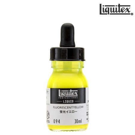 94　リキテックスリキッド　　蛍光イエロー　30ml　　