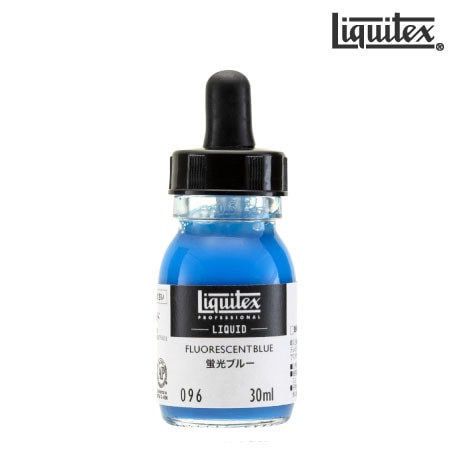 96　リキテックスリキッド　　蛍光ブルー　30ml　　