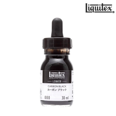 0　リキテックスリキッド　　カーボンブラック　30ml　　