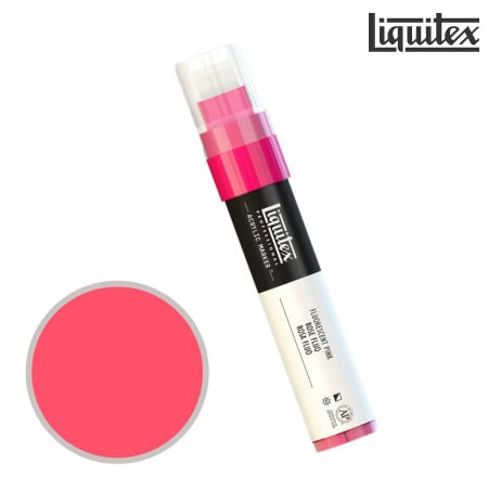 0810 091 　リキテックスマーカースリム　　蛍光ピンク　　　