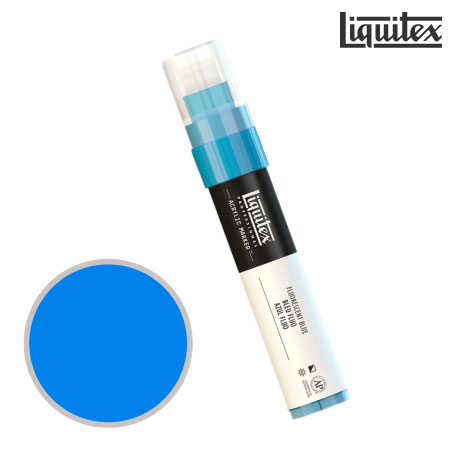 0810 096 　リキテックスマーカースリム　　蛍光ブルー　　　