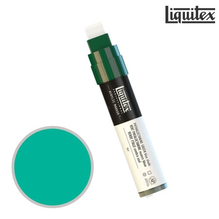 0810 317 　リキテックスマーカースリム［フタログリーン(ブルーシェード)］　フタログリーンブルーシェード　　　