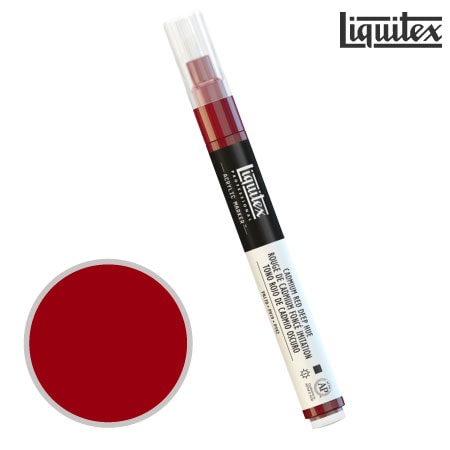 8599 005 　リキテックスマーカーワイド　　ディープブリリアントレッド　　　