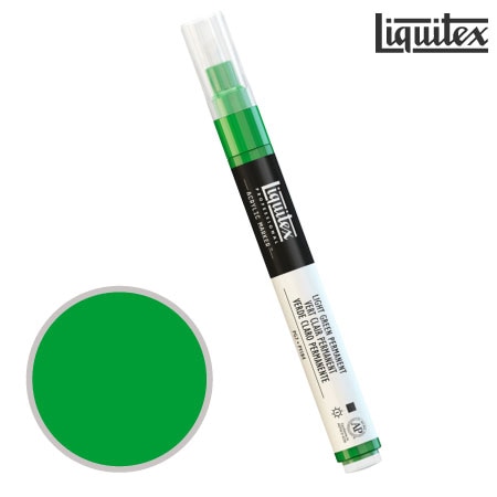 8599 027 　リキテックスマーカーワイド　　パーマネントグリーンライト　　　