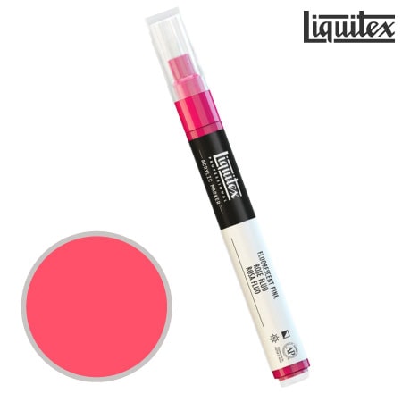 8599 091 　リキテックスマーカーワイド　　蛍光ピンク　　　