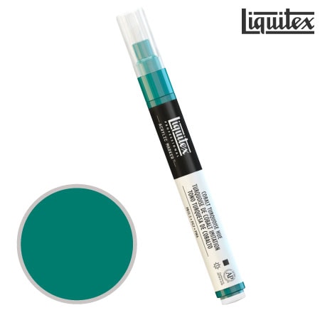 8599 169 　リキテックスマーカーワイド　　コバルトターコイズヒュー　　　