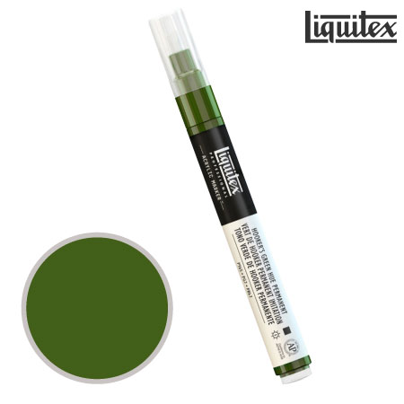 8599 224 　リキテックスマーカーワイド　　フーカスグリーンヒューパーマネント　　　