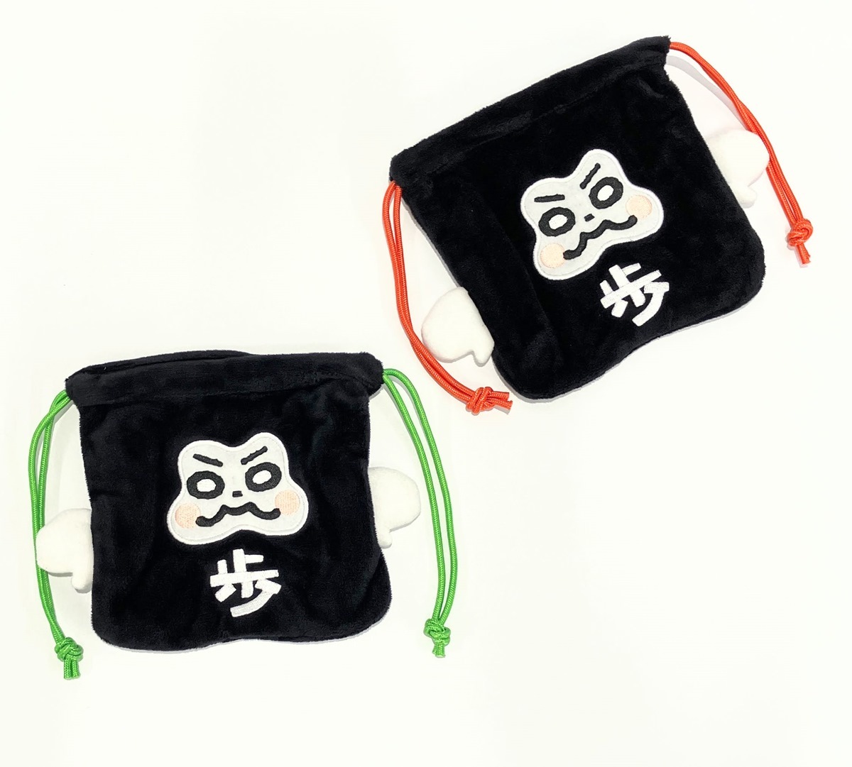 コマタロウくんぬいぐるみ巾着 緑 | 公益社団法人 日本将棋連盟