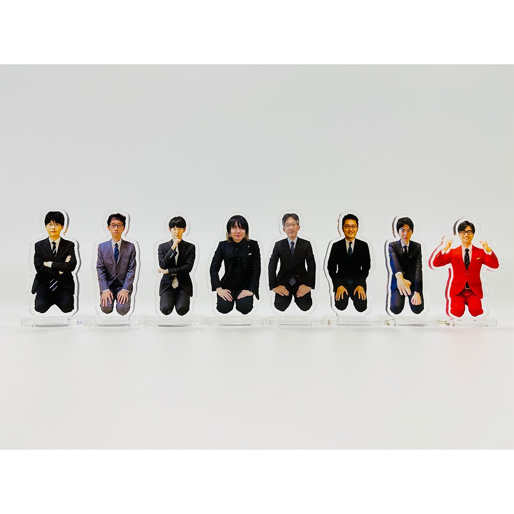 ミニ棋士アクリルスタンドコンプリートセット | 公益社団法人 日本将棋