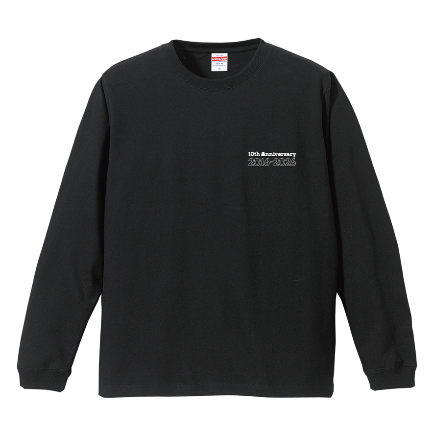 藤井聡太 棋士10周年記念ロングTシャツ 黒「飛翔」 | 公益社団法人