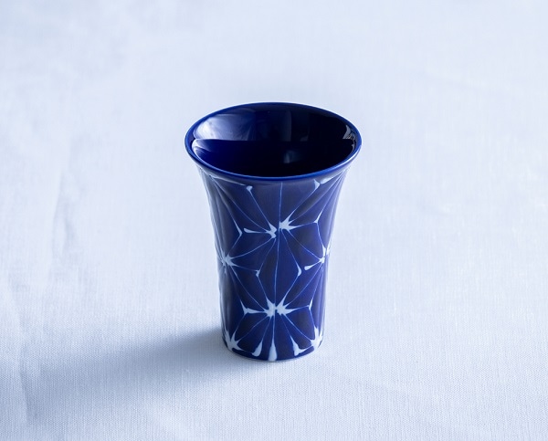 波佐見焼 ホワイトライン麻 アペリティフ 瑠璃