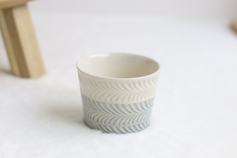 波佐見焼 ローズマリー ミニカップ ＋Gray
