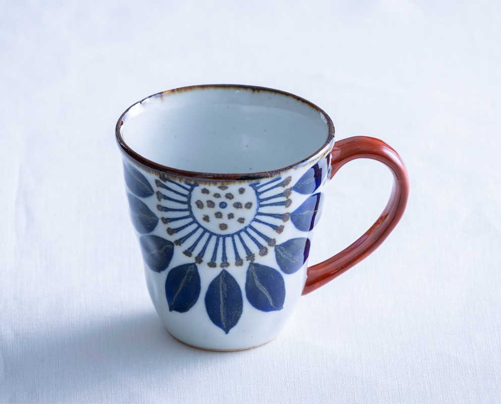 波佐見焼 フリーマグ ブルーメ 赤