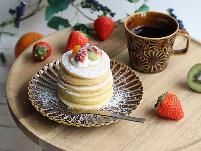 波佐見焼 マリーゴールド プレートM アメ