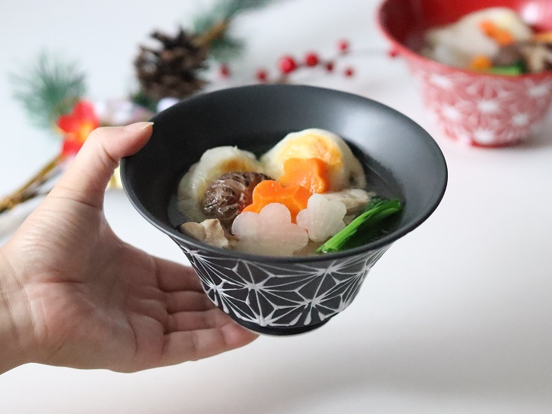 波佐見焼 ホワイトライン麻 ミニ丼 グレー