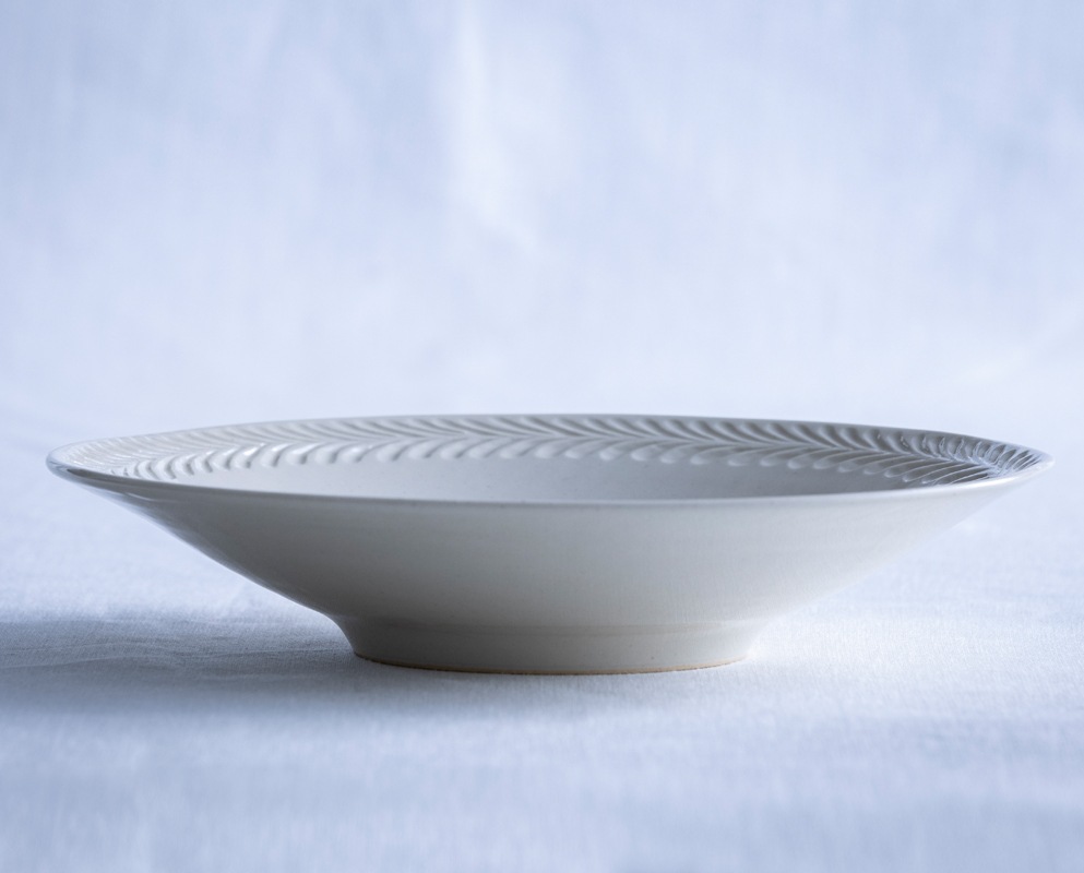 波佐見焼 ローズマリー マルチボウル アイボリー