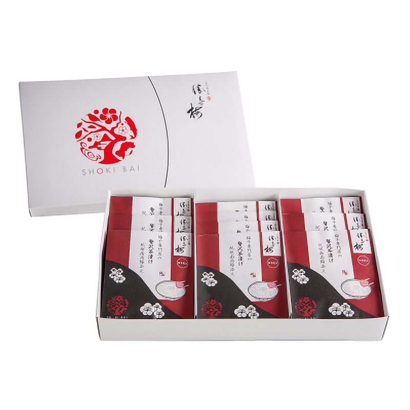 梅干専門店の贅沢梅茶漬け 紀州南高梅添え(10袋入)