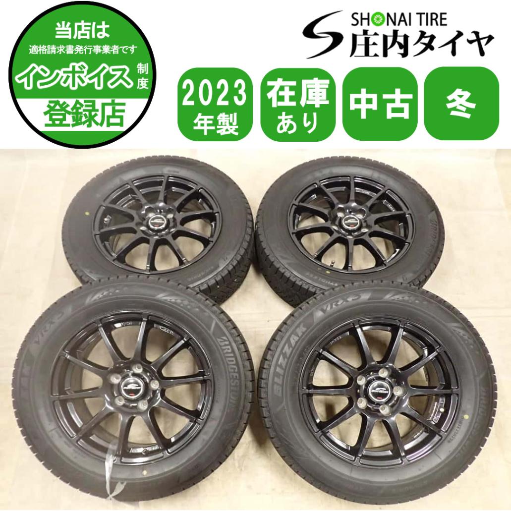 冬4本SET 会社宛 送料無料 215/60R16×6J 95Q ブリヂストン ブリザック VRX3   NO,I5379