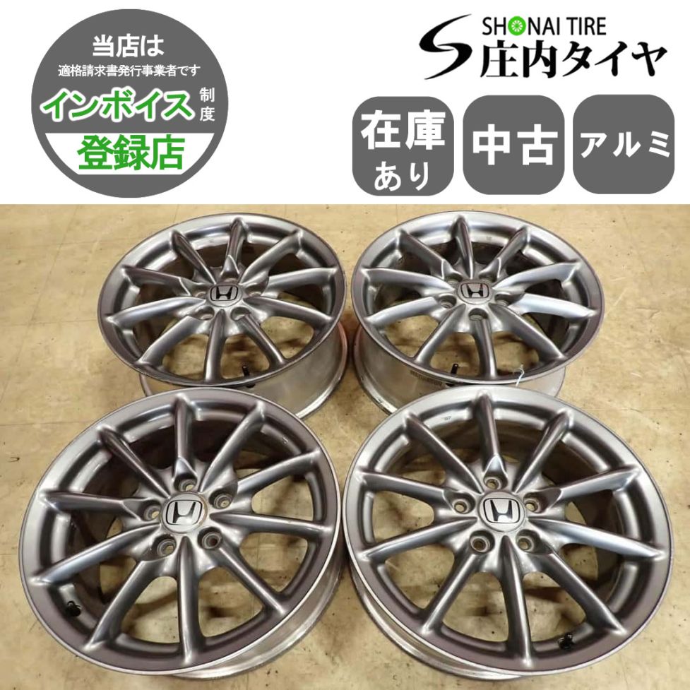 4本SET 会社宛 送料無料 17×7J ホンダ 純正 アルミ 5穴 PCD 114.3mm