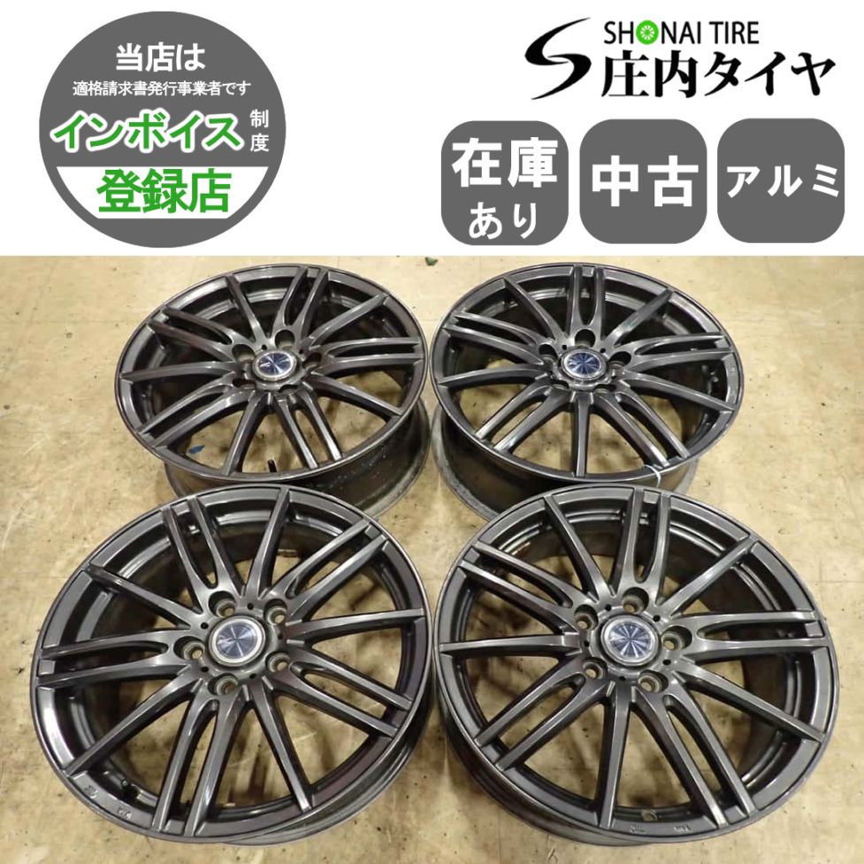 4本SET 会社宛 送料無料 17×6.5J Weds ZAMIK TITO アルミ 5穴 PCD 114.3mm ＋53 ハブ径 73mm インスパイア ステップワゴン 特価 NO,I7780