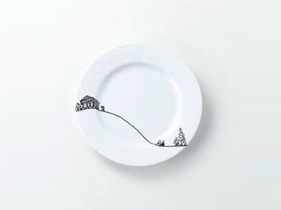 希少品 ミュシャ大皿：パリのシンボル 直径31cm 金縁 楽天市場】キング オブ カリー 23cmカレープレート(カリー