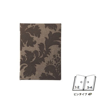 【えいむ ピンタイプ リーフメニュー ＭＢ-５７２（中）ブラウン Ｂ-５ (４ページ）】