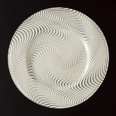 ガラス製　ガラス皿　大皿　丸皿 ガラス丸皿】 ドラ プレート24 | ガラス皿 | 業務用グラス専門店