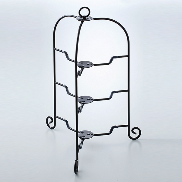 【ケーキスタンド】  ドルチェ３段 ＢＫ