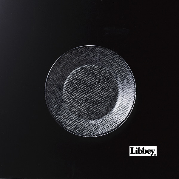 Libbey（リビー）｜ガラス丸皿 ジュート 19cmプレート おしゃれ 業務用