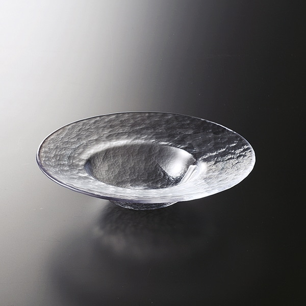 【ガラス丸皿】 ギャラクシーリムボール 7023