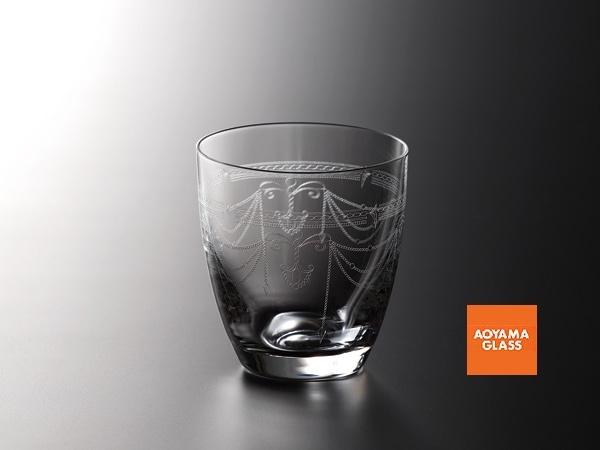 青山硝子｜オンザロックグラス Bacchus バッカス 260-2 260cc おしゃれ 高級感 エレガント 業務用 バー