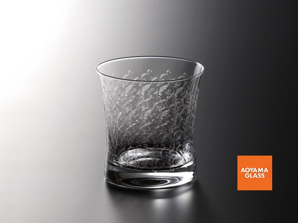 青山硝子｜ロックグラス Bacchus バッカス 280-6 280cc おしゃれ 高級感 業務用 バー