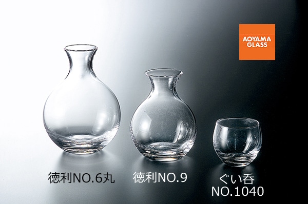 酒器・徳利／【青山硝子】 徳利 NO.９　180ml