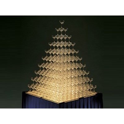 東洋佐々木ガラス | シャンパンタワー | 7段32034-CT（144個