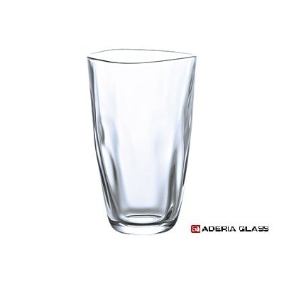 ADERIA （アデリア）｜タンブラー  Ｐ-6695 てびねり 370cc  (3個入)  焼酎グラス 食洗器対応 日本製 おしゃれ