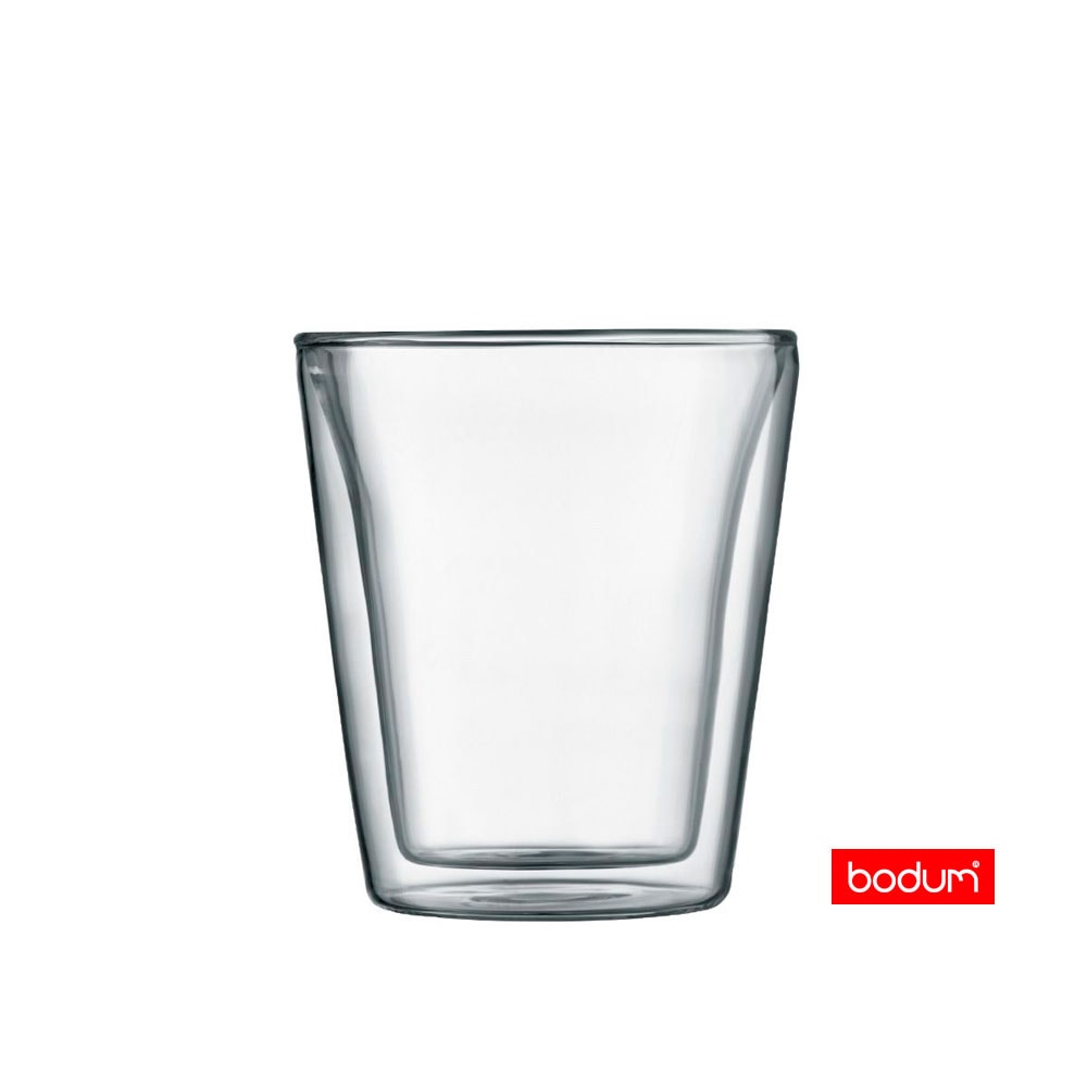 bodum（ボダム）｜タンブラー ダブルウォールグラス キャンティーン 200 200ml （2個入） 食洗機対応 保冷 保温 耐熱グラス おしゃれ 