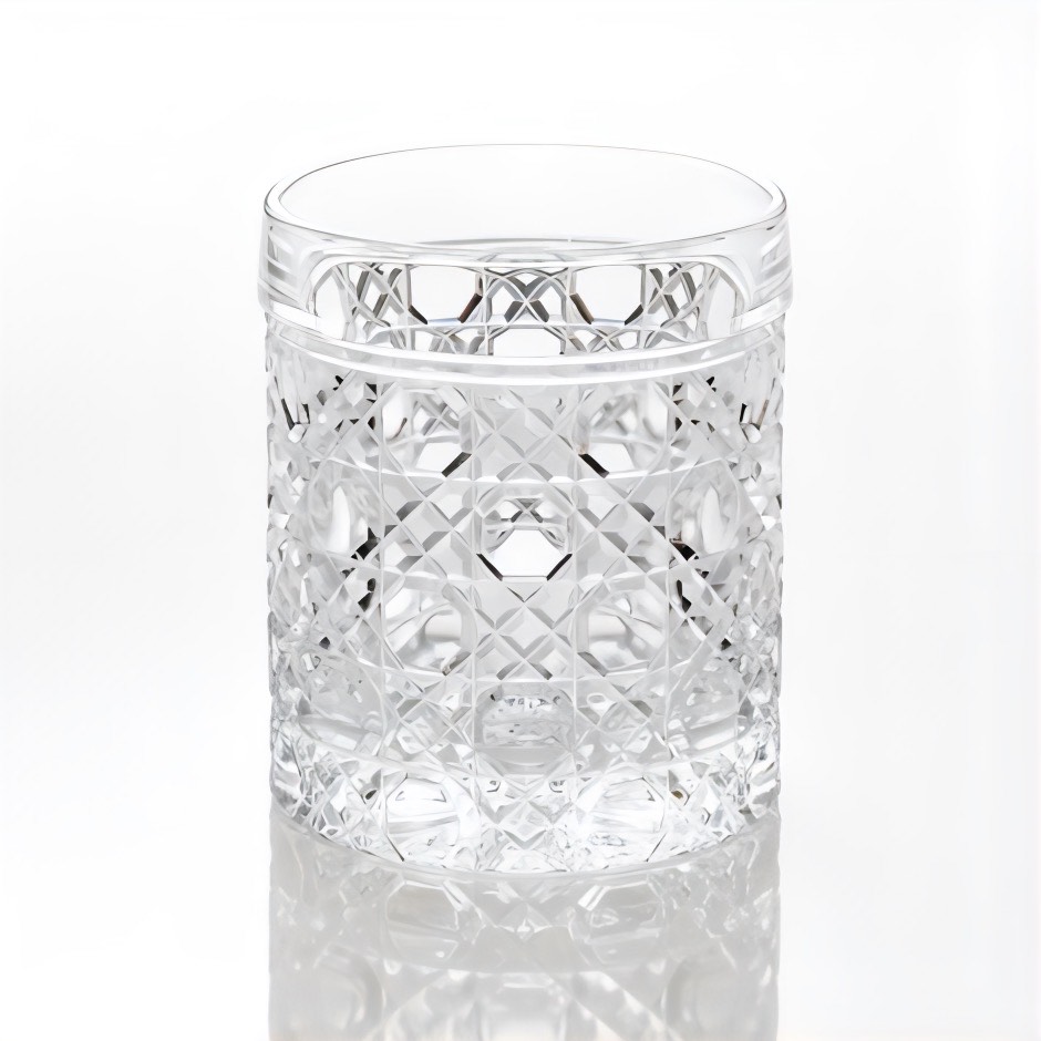 メロウグラスさんの硝子のお家 淡い光に包まれた幻想的な硝子の街並み。イデーショップ