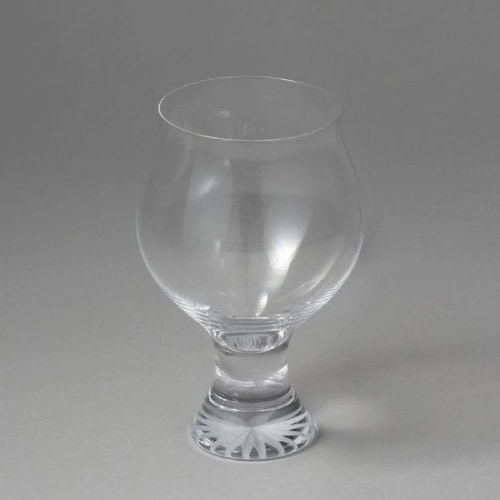 木本硝子（KIMOTO GLASS）｜ワイングラス es Flower03 w/edokiriko 江戸切子 ビアグラス 高級感 モダン ブルゴーニュ お洒落 日本製 ES-FL/03/C